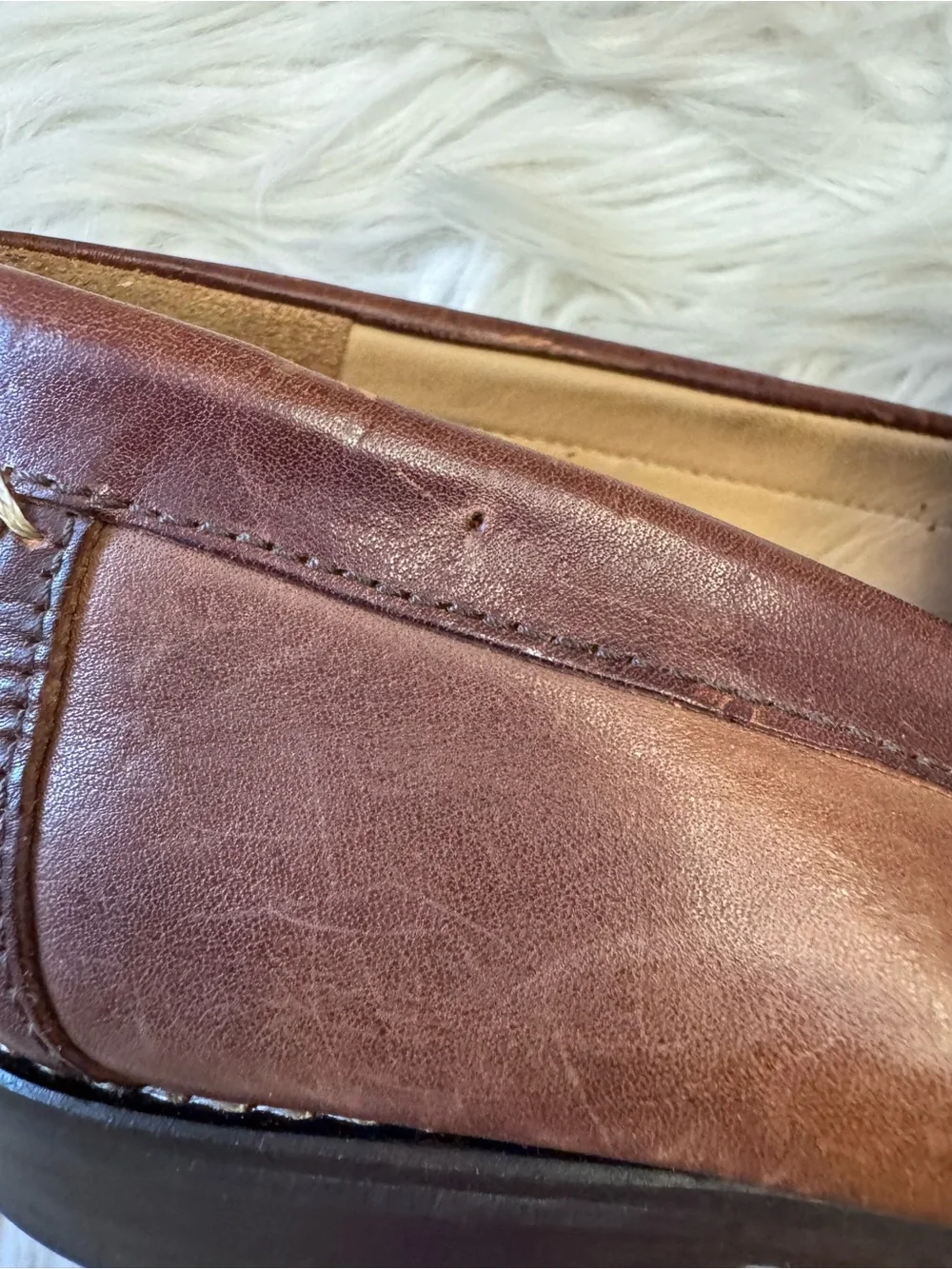 Tommy Bahama Finlay Penny Loafer Shoe 9.5M Preppy Comfort Leather Old Money